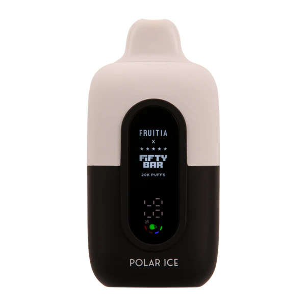 Polar Ice Fruitia x Fifty Bar 20K - Black Coral